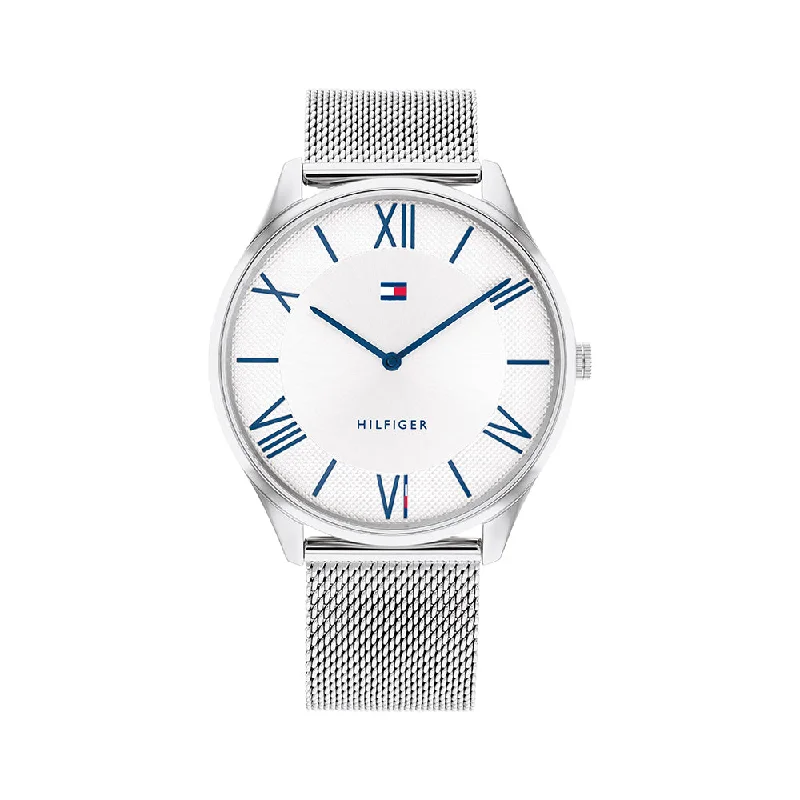 Men White Watch