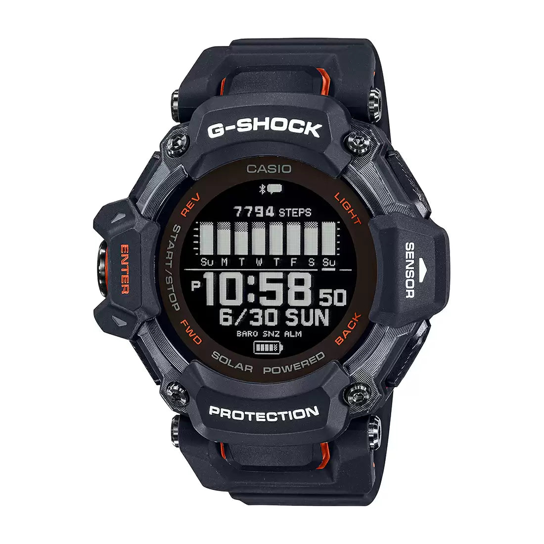 Casio Black G-Squad Men's Watch G-SHOCK GBD-H2000-1ADR - G1381