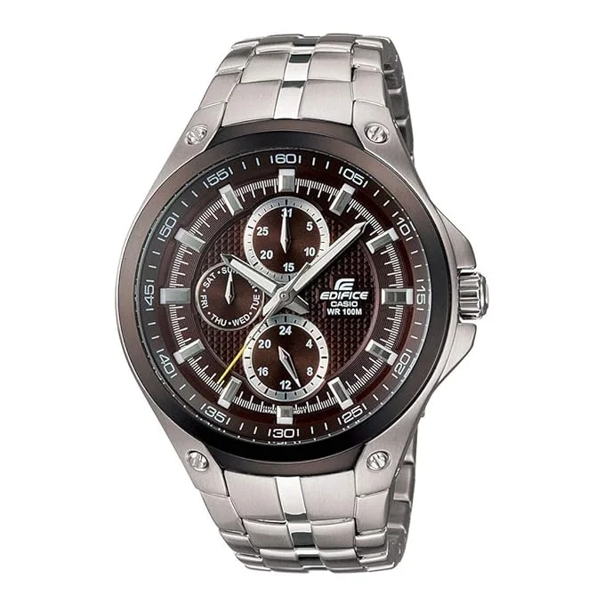 Casio Edifice Analog Brown Dial Men's Watch - EF-326D-5AVDF(ED336)