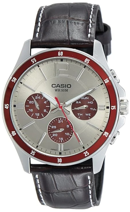 Casio Enticer Analog Grey Dial Men's Watch - MTP-1374L-7A1VDF (A955)