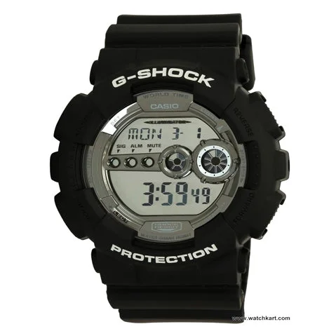 G-Shock Gd-100Bw-1Dr Digital Men