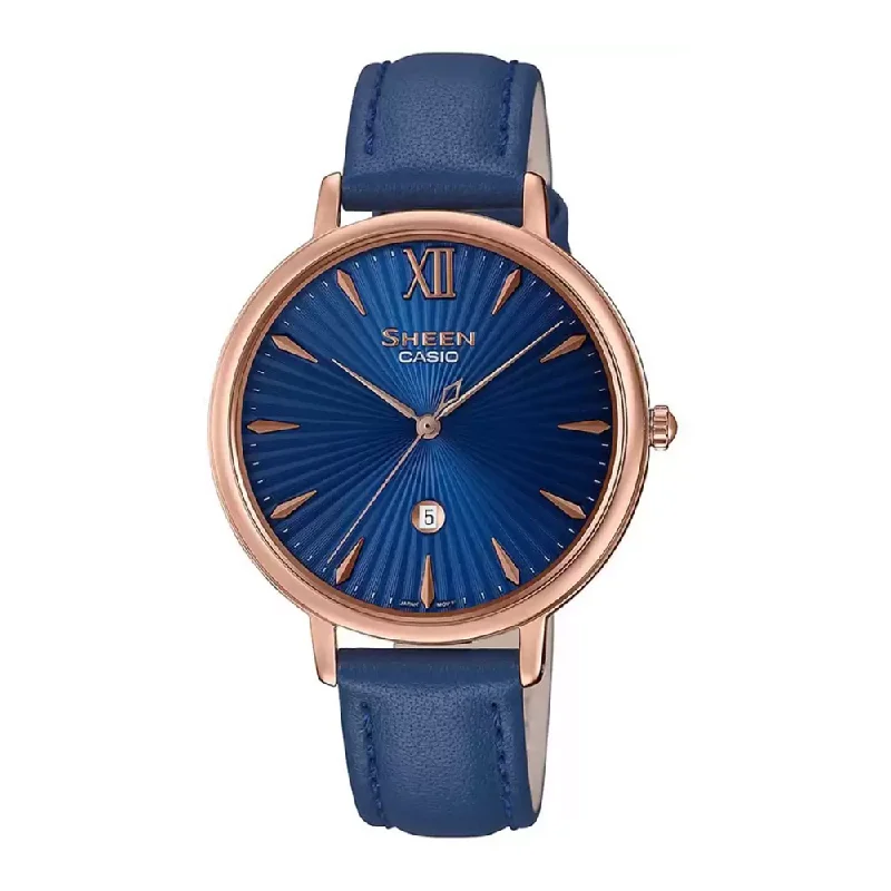 Casio SHEEN Analog Blue Dial Women's Watch - SHE-4534PGL-2AUDF(SH222)