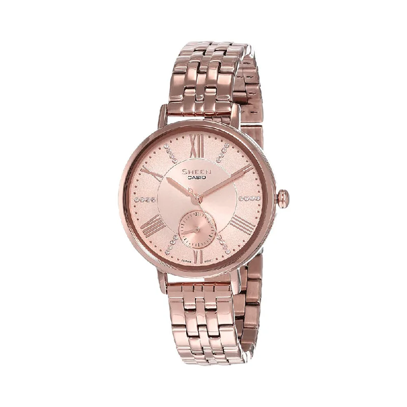 CASIO Sheen Analog Women Wristwatch - SHE-3066PG-4AUDF (SX238)