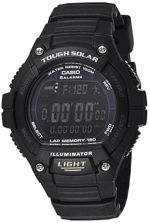 Casio Youth Series Digital Black Dial Men's Watch - W-S220-1BVDF(D102)