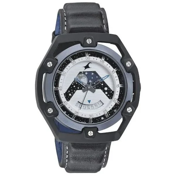 Space Rover Analog Leather Men