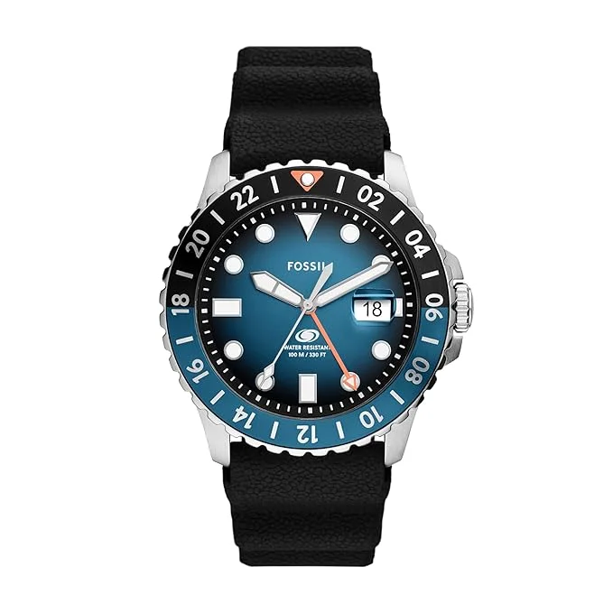 Fossil Blue Gmt Analog Watch for Men FS6049