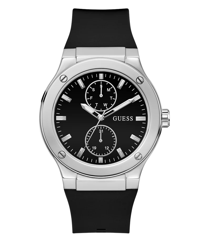 GUESS JET Men Black Round Dial Analog Watch - GW0491G3