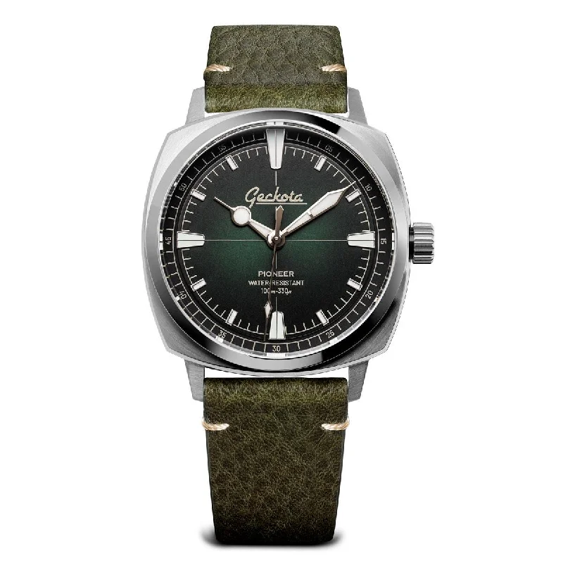 Pioneer Classic Edition - Green Sunburst Dial