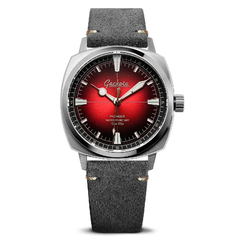 Pioneer Classic Edition - Red Sunburst Dial