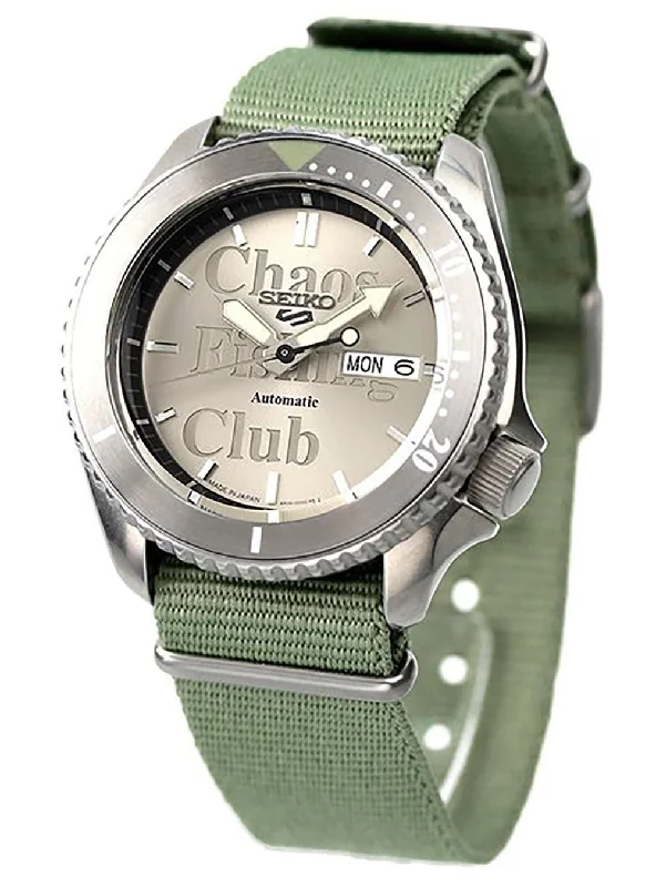 SEIKO 5 SPORTS × CHAOS FISHING CLUB LIMITED EDITION SBSA169 MADE IN JAPAN JDM