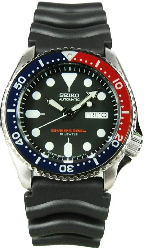 Seiko 5 Sports Automatic 200M Diver Red & Blue Bezel JDM SKX009J1