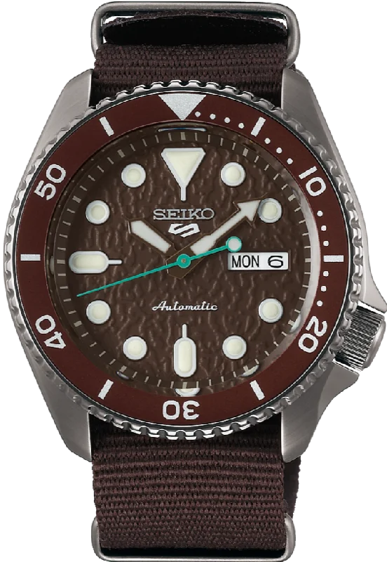 Seiko 5 Sports SKX Series Sense Style Mechanical Automatic Browm Dial SRPD85