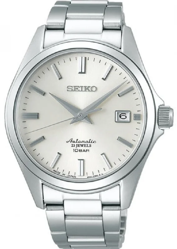 Seiko Mechanical Automatic JDM Pale Silver Dial SZSB011