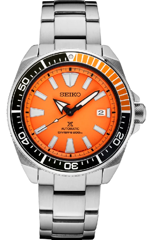 Seiko Prospex Automatic 200M Diver Orange Samurai SRPC07