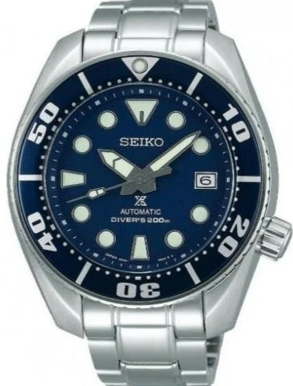 Seiko Prospex Mechanical Automatic 200M Diver Blue Sumo SBDC033