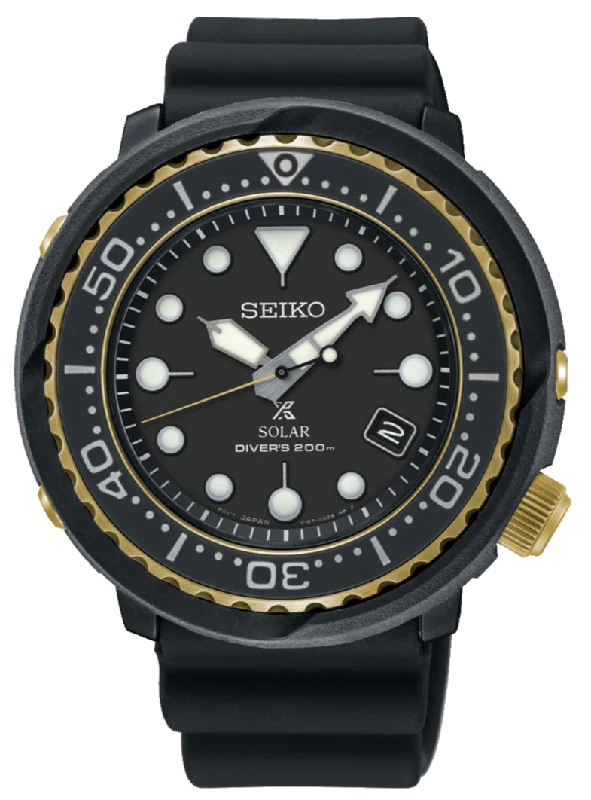 Seiko Prospex Solar 200M Diver Gold-black Tuna 200M Diver SNE498