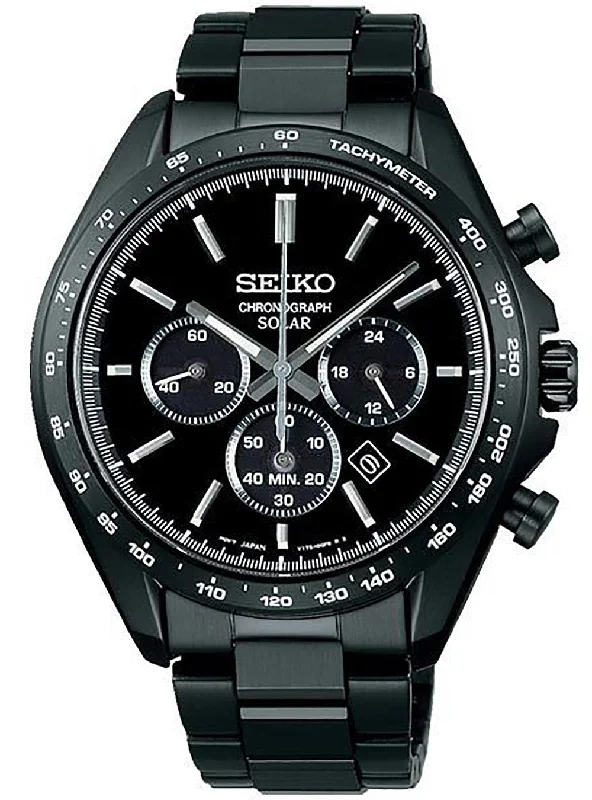 SEIKO SELECTION SOLAR CHRONOGRAPH SBPY169 JAPAN MOV'T JDM