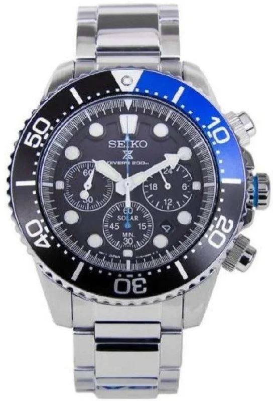 Seiko Prospex Solar Chronograph Divers 200M SSC017P1