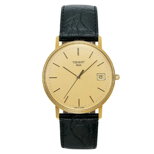 T-Gold Goldrun Hesalite 18K Gold Swiss Quartz Men