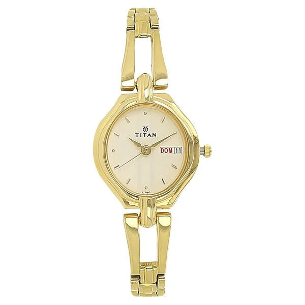 Titan Quartz Analog with Day and Date  Watch for Women 2345ym01