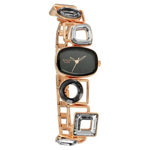 Raga Facets Analog Stainless Steel Women