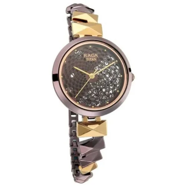 Raga Facets Analog Stainless Steel Women