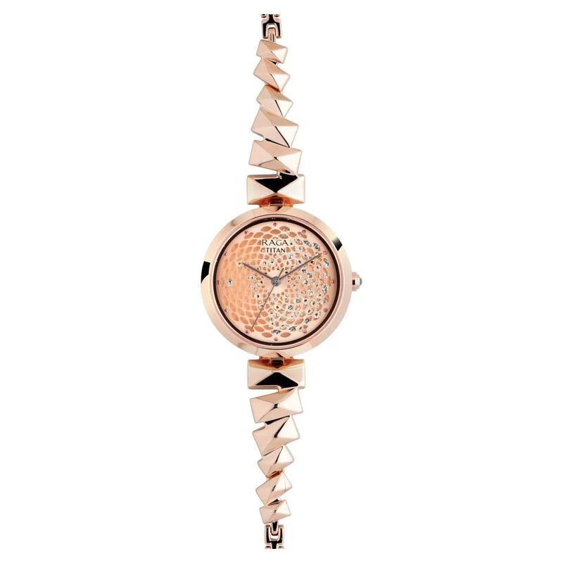 Raga Facets Analog Stainless Steel Women