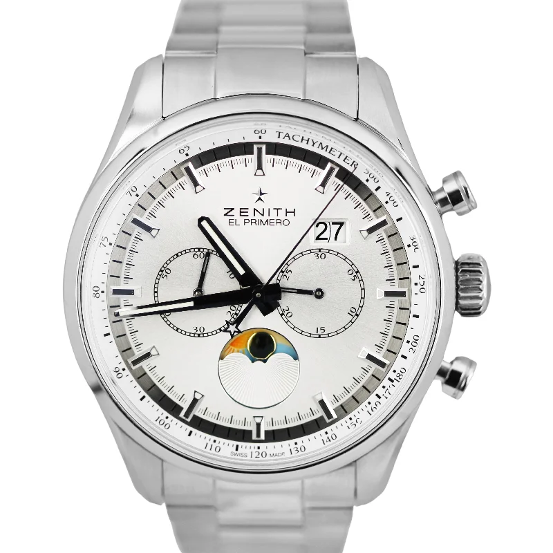 Zenith El Primero Chronomaster Helios Silver 45mm 03.2160.4047/02.M2160 Watch